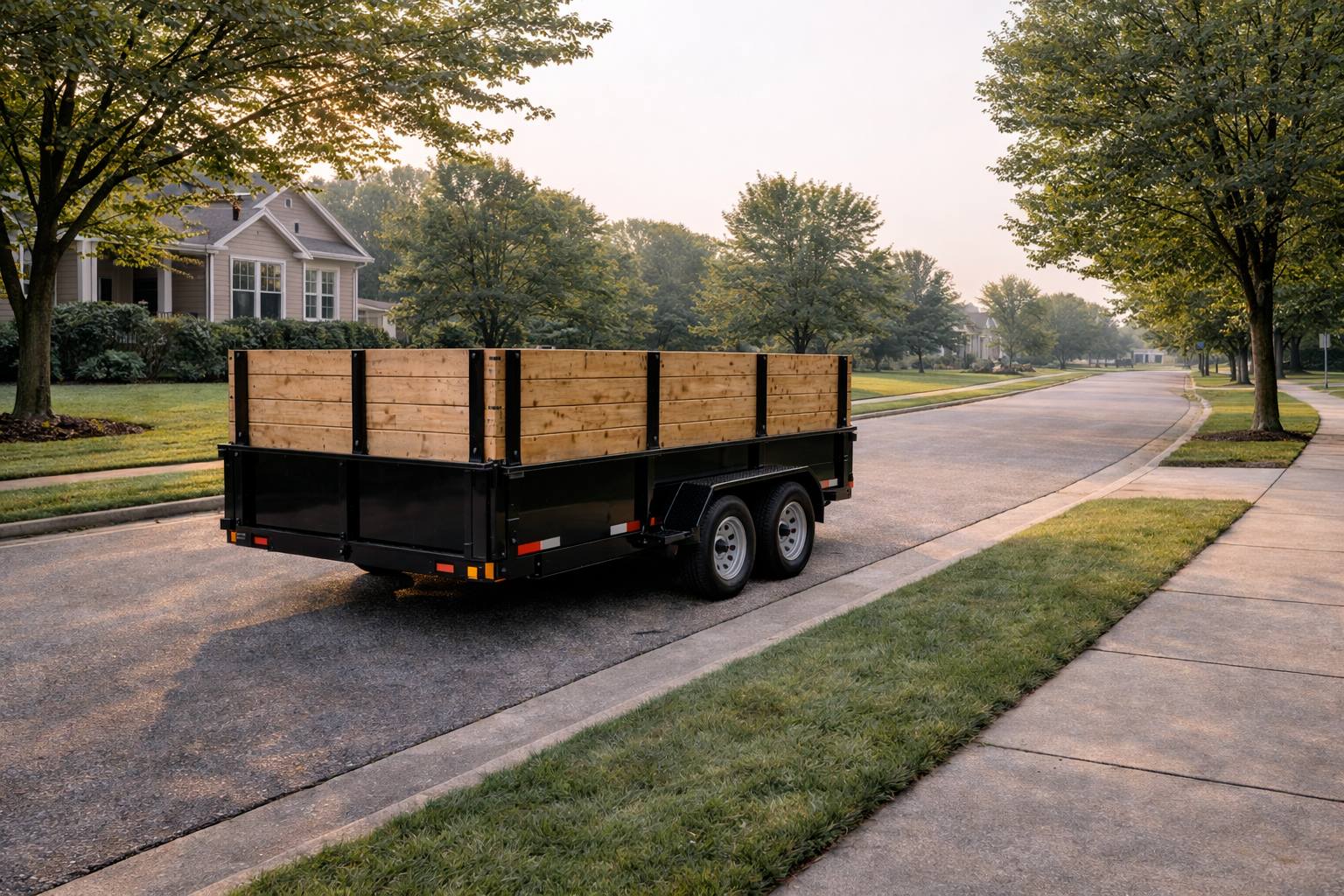 Residential dumpster rental service in Ionia MI neighborhood