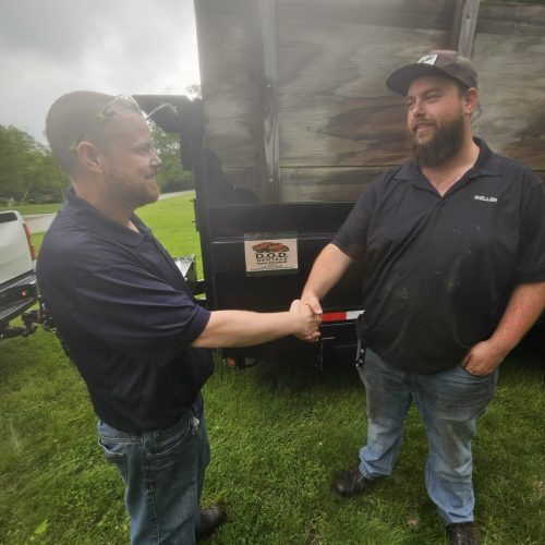 Dumpster trailer rental delivered in Belding MI